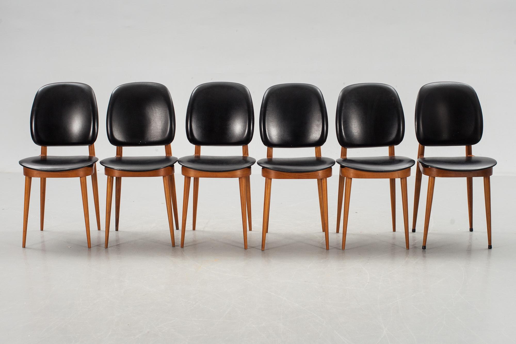 STOLAR, 6 st Pierre Guariche. 1960-tal.