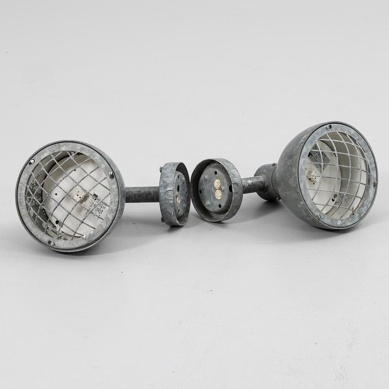 Wall lights, a pair, Fagerhult, 20th century.
