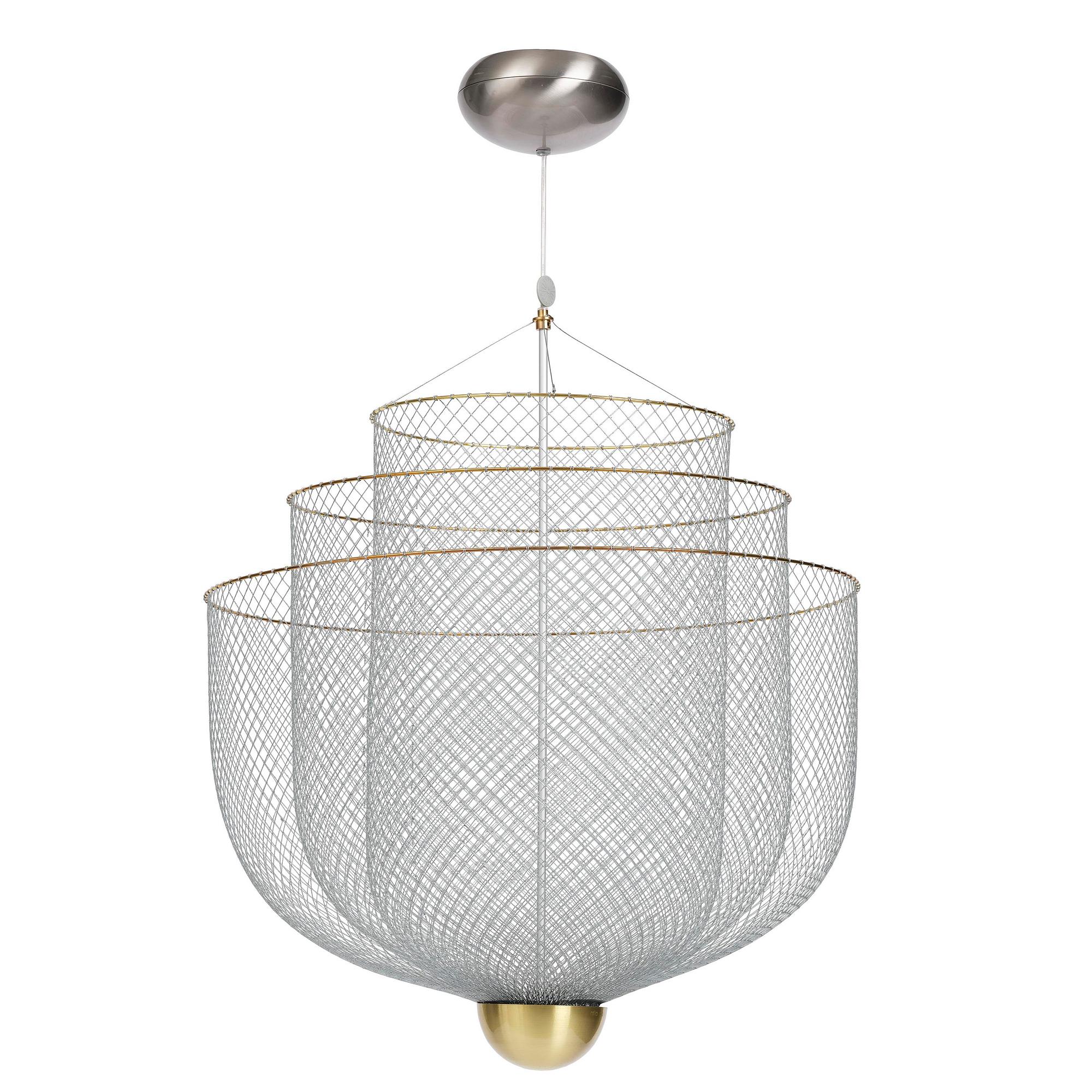 Rick Tegelaar, a "Meshmatics" ceiling lamp, Moooi, Netherlands, post 2016.