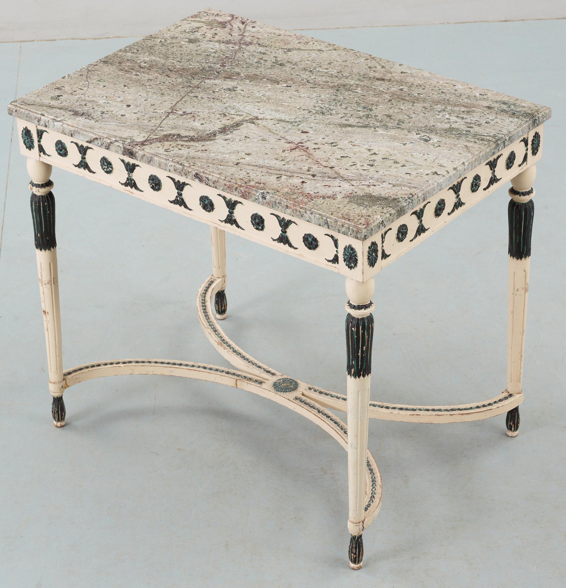 SITTGRUPP, 6 delar, sengustaviansk stil, 1800/1900-tal.