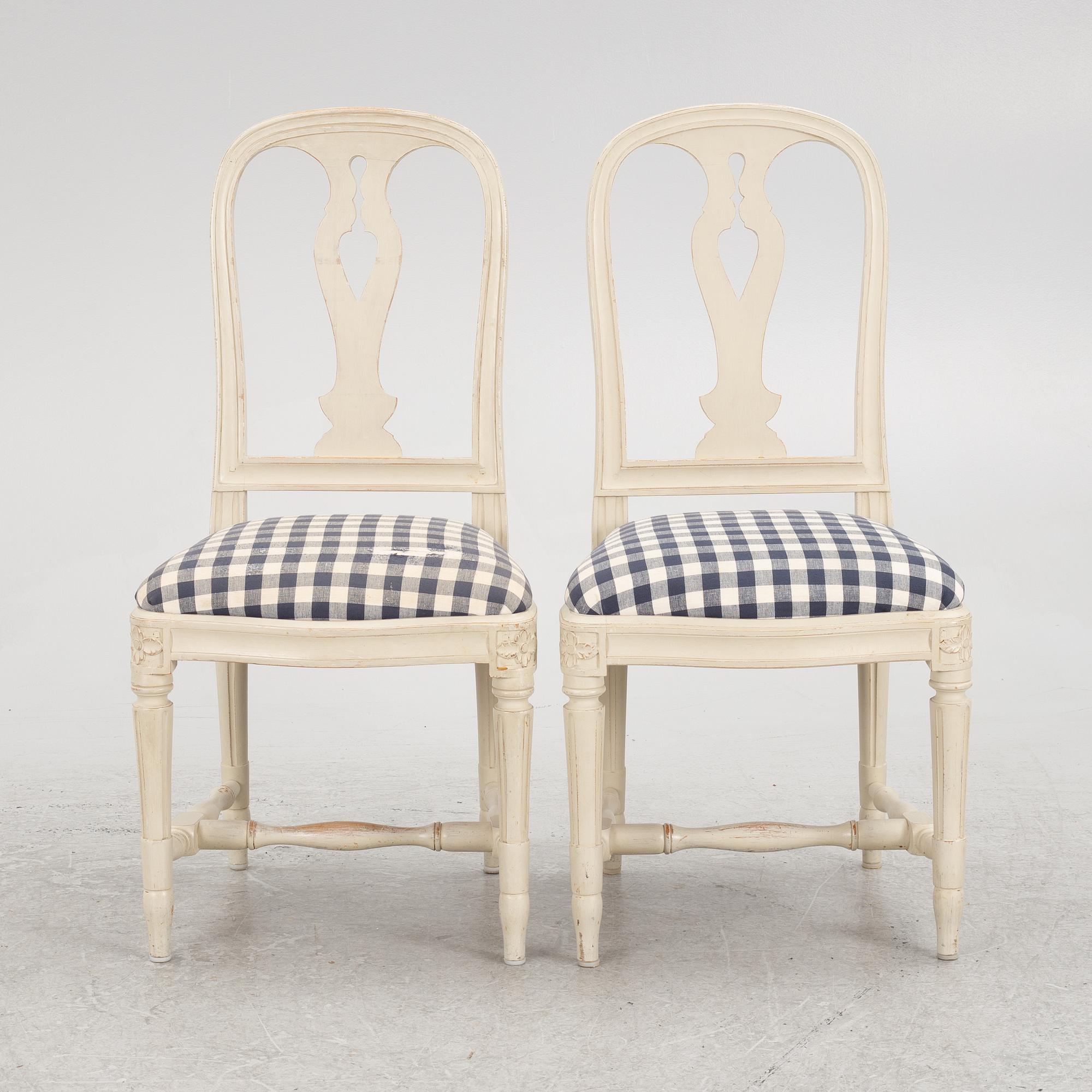 Twelve "Hallunda" chaira from IKEA's 18th century series, 1990's.