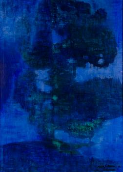 42. Max Salmi, "TREE IN BLUE".