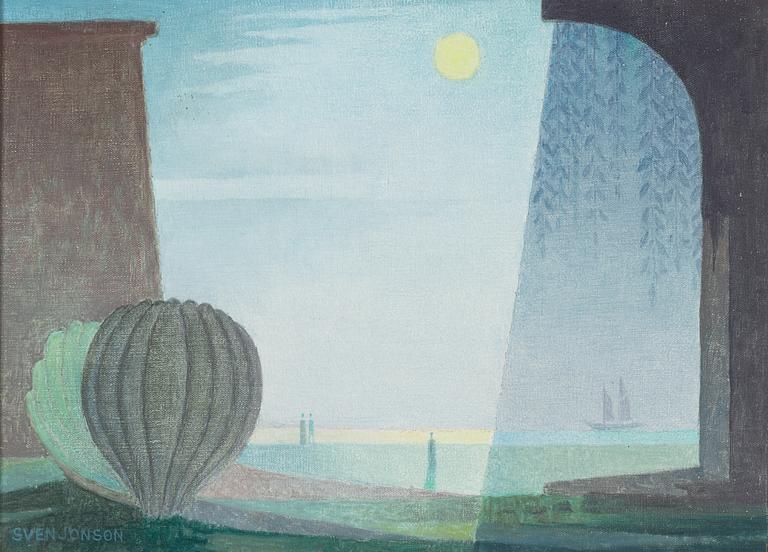 Sven Jonson, oil on canvas, signed.