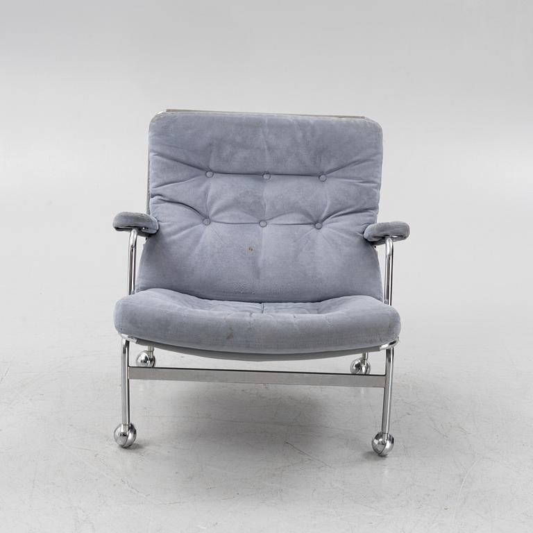 Bruno Mathsson, a 'Karin' easy chair from Dux, later part of the 20th century.