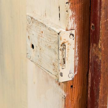 A 19th-Century cupboard.