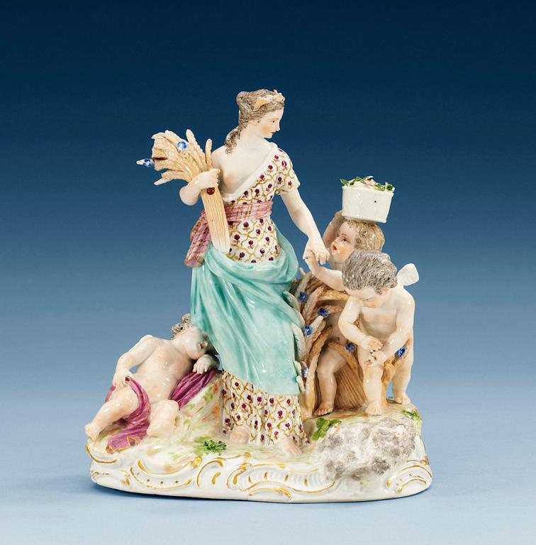 A figure group representing Ceres, 18th Century.