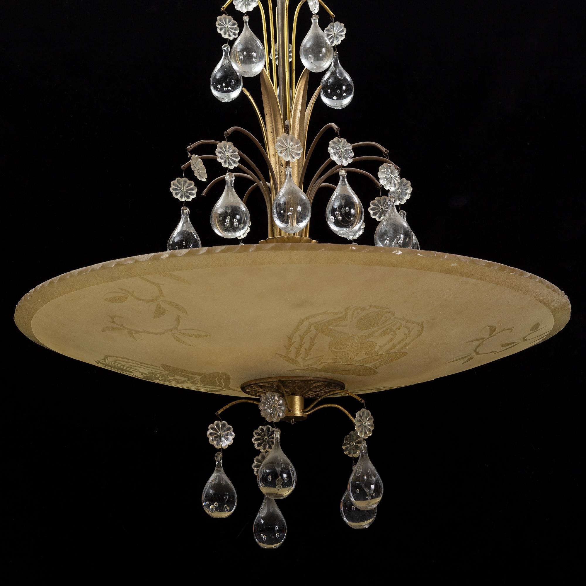 A 1920/30's ceiling light.