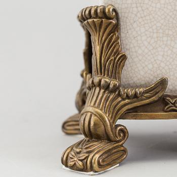 YTTERFODER, JARDINIERE, 5 ST. porslin, G&C, Danmark, 1900-talets andra hälft.