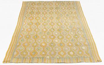 Barbro Nilsson, a drape, "Kärnfrukt", a tapestry variant, ca 227 x 104 cm, signed AB MMF BN.