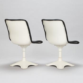 Yrjö Kukkapuro, six '415' chairs for Haimi 1975-1976.