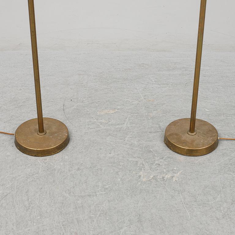 A pair of Bergbom floor lamps, second half of the 20th century.