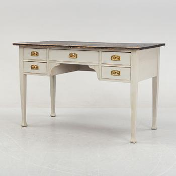 A painted desk, early 20th Century.