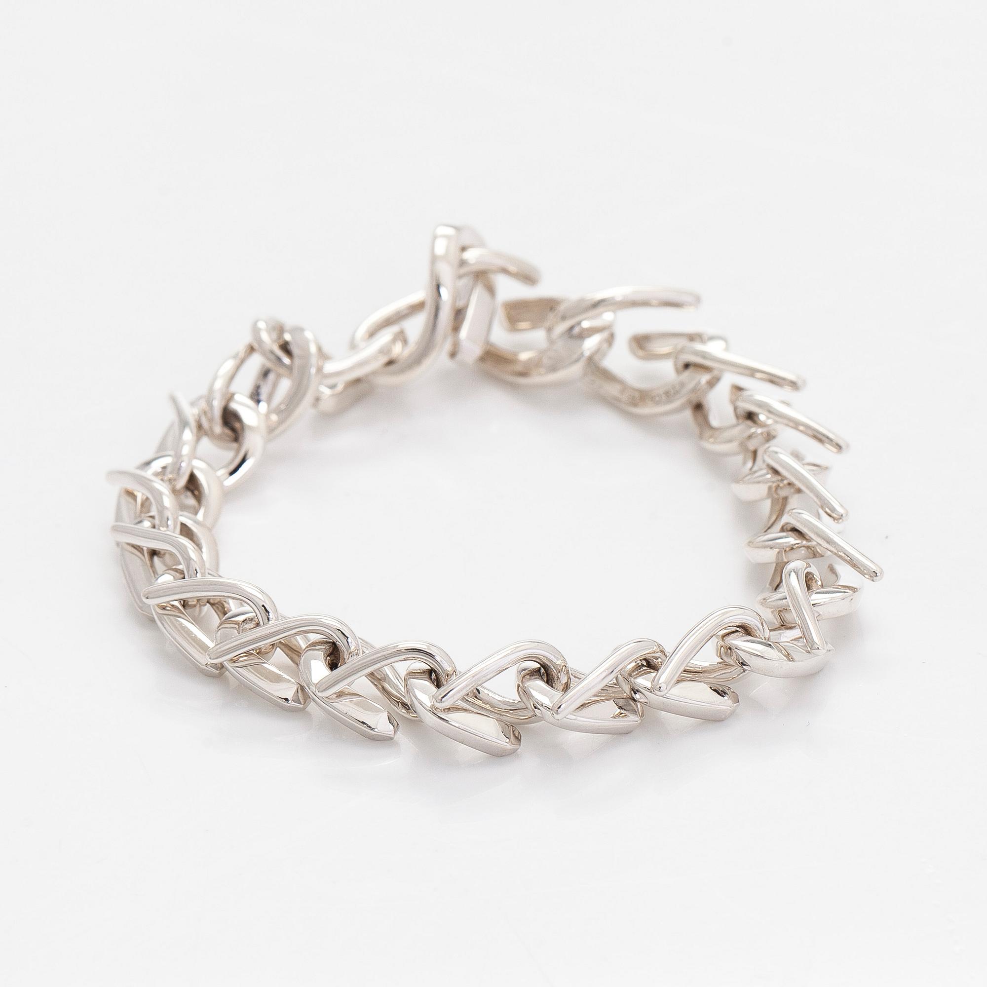 Tiffany & Co, a sterling silver "Forge" bracelet.