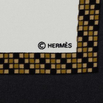 HERMÈS, "Harnais Francais Premiere Empire", Scarf.