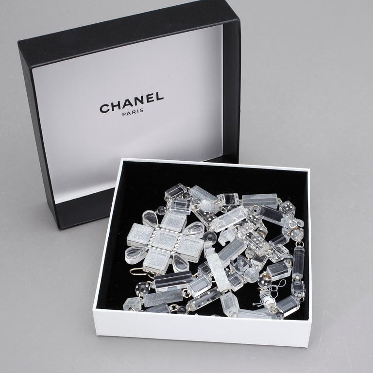 CHANEL, halsband/bälte, plexiglas, höst 2004.