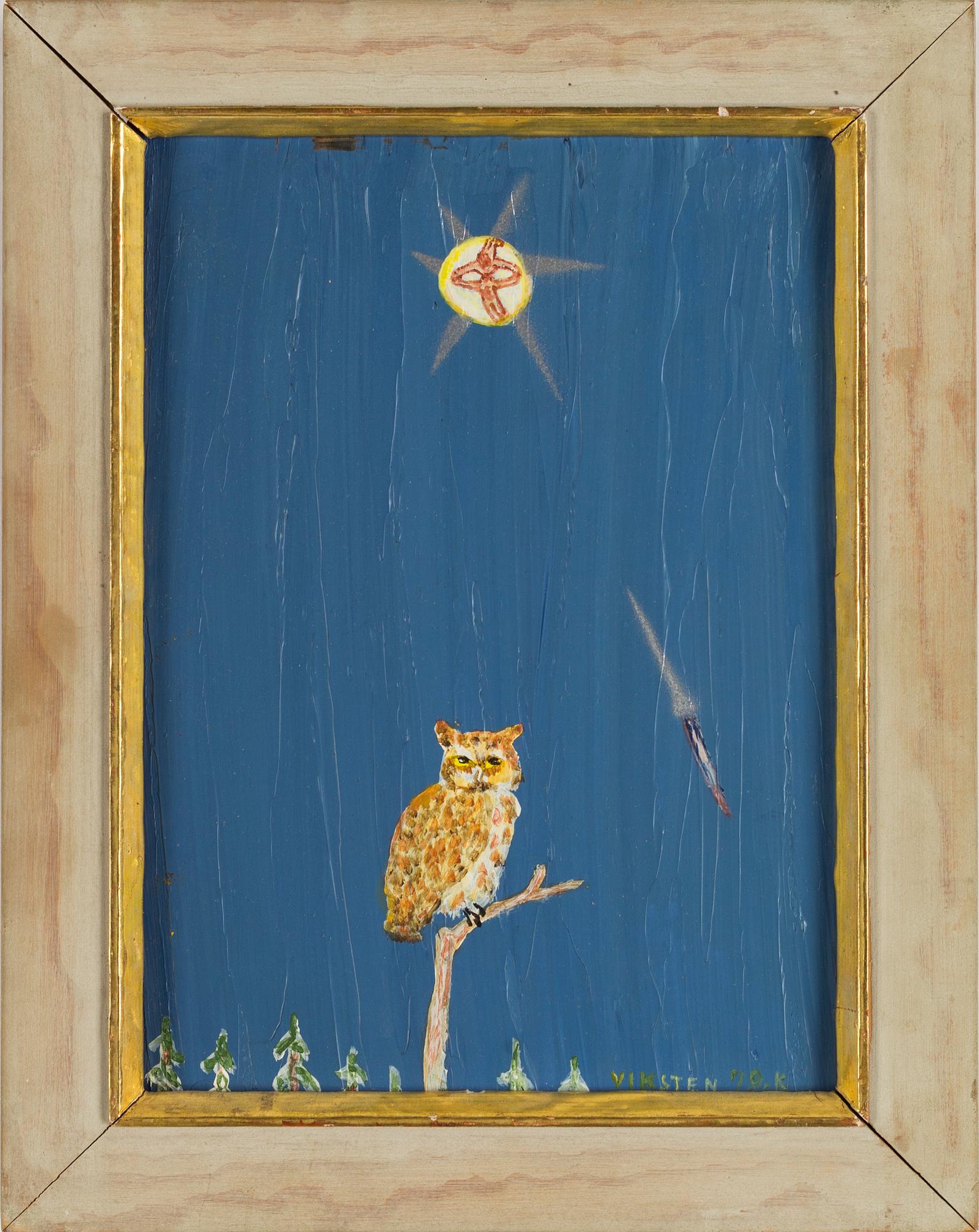 HANS VIKSTEN, oil on panel, signed and dated -72.