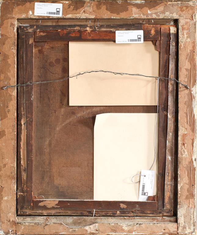 OKÄND KONSTNÄR, olja på duk, 1800-tal.