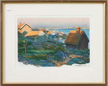 Roland Svensson · ROLAND SVENSSON, färglitografi, signerad och numrerad 173/350.