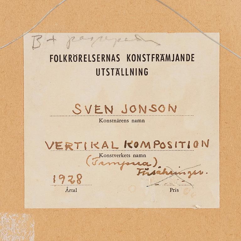 Sven Jonson, "Vertikal komposition".