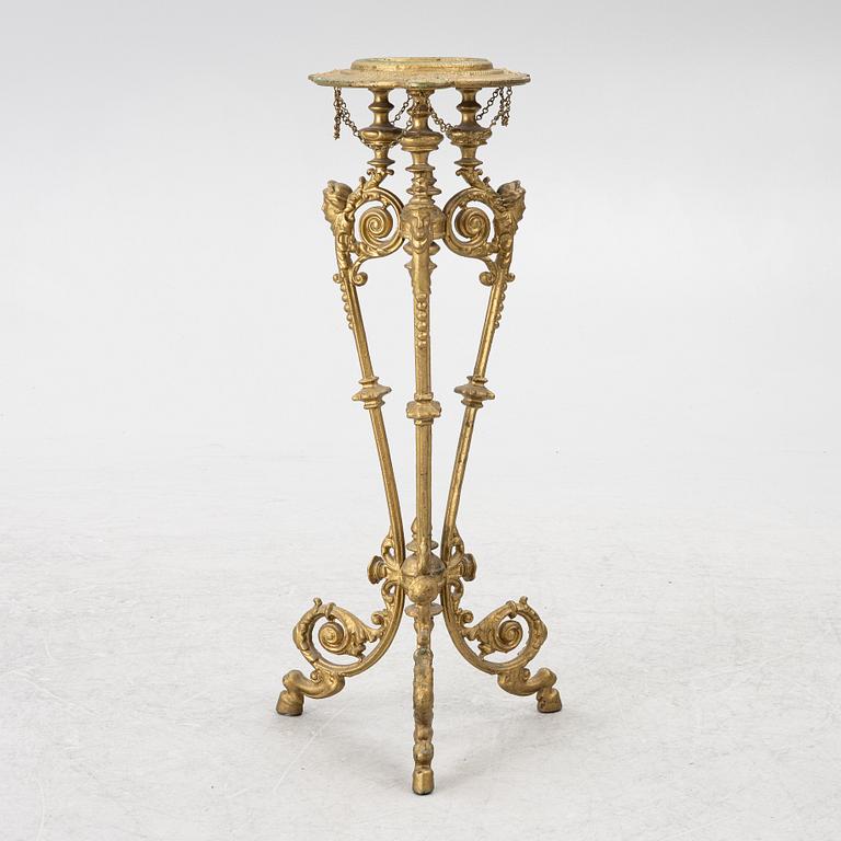 Piedestal, omkring år 1900.