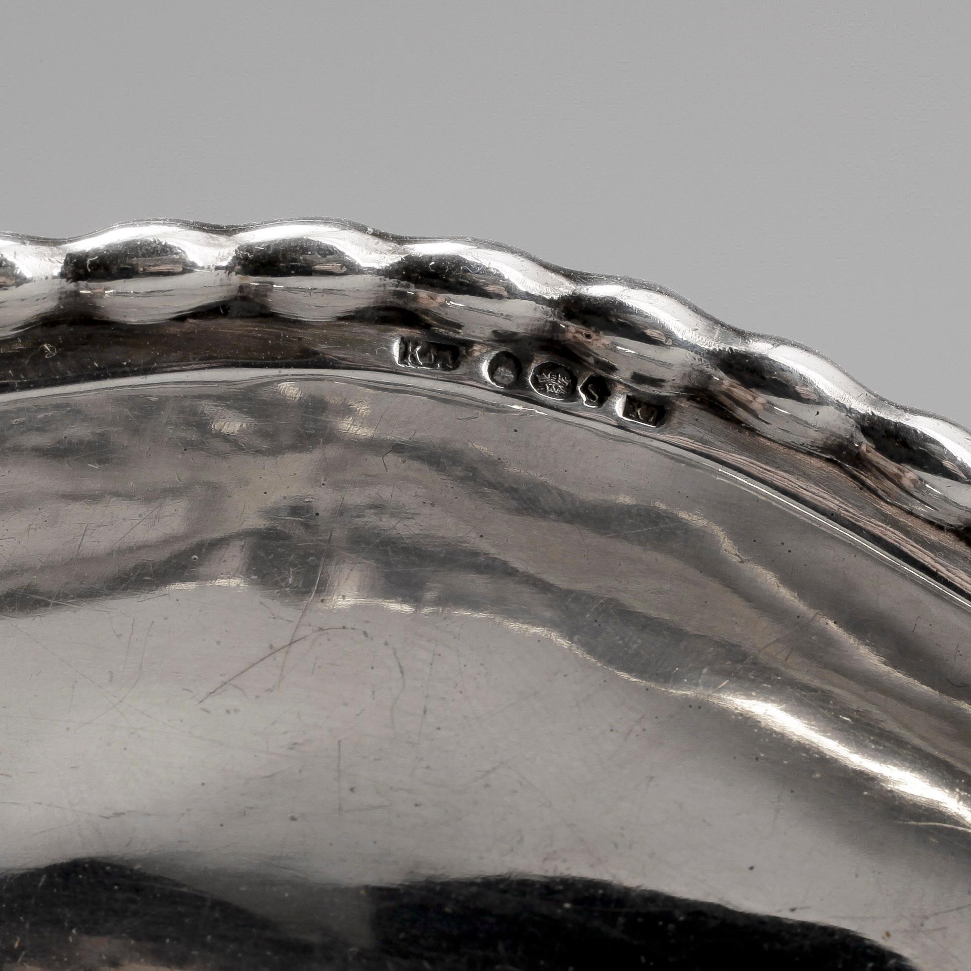 SKÅLFAT, silver, K.A. Andersson, Stockholm 1924. Vikt ca 283 gram.