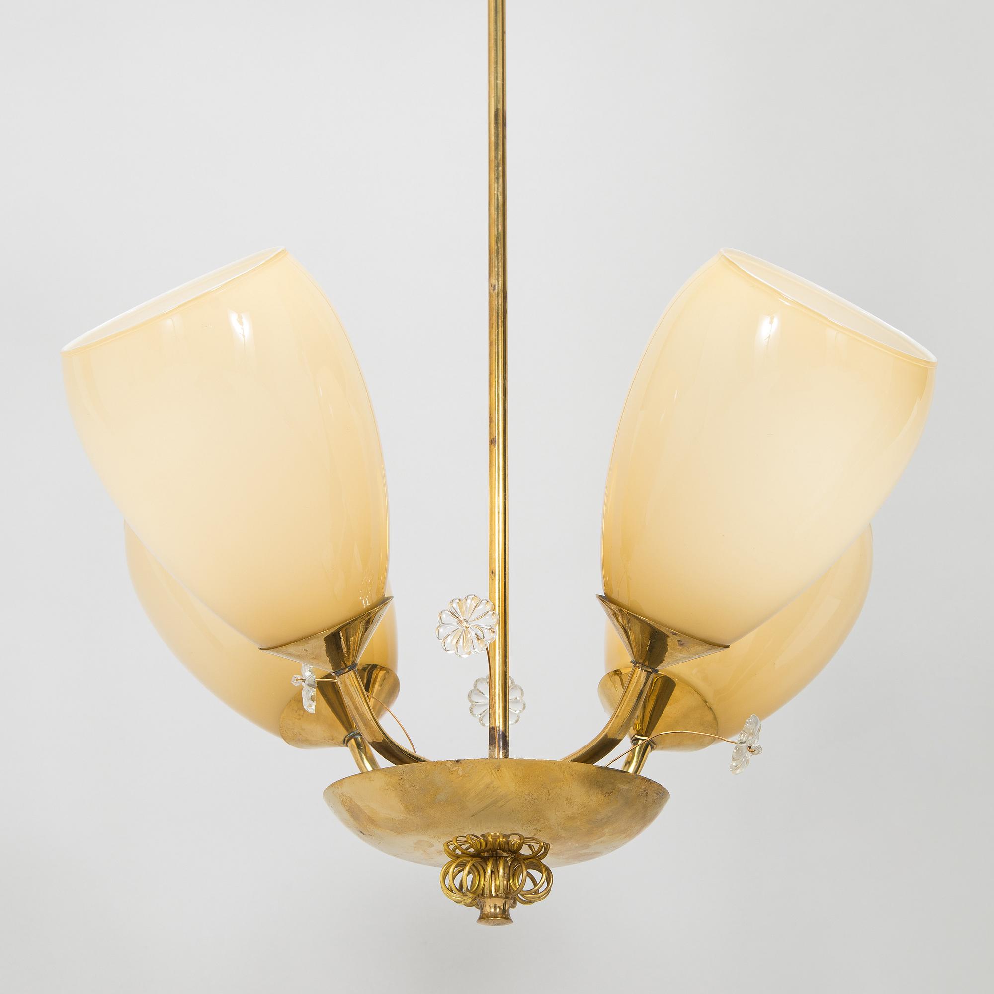 Taklampa, 1900-talets mitt.