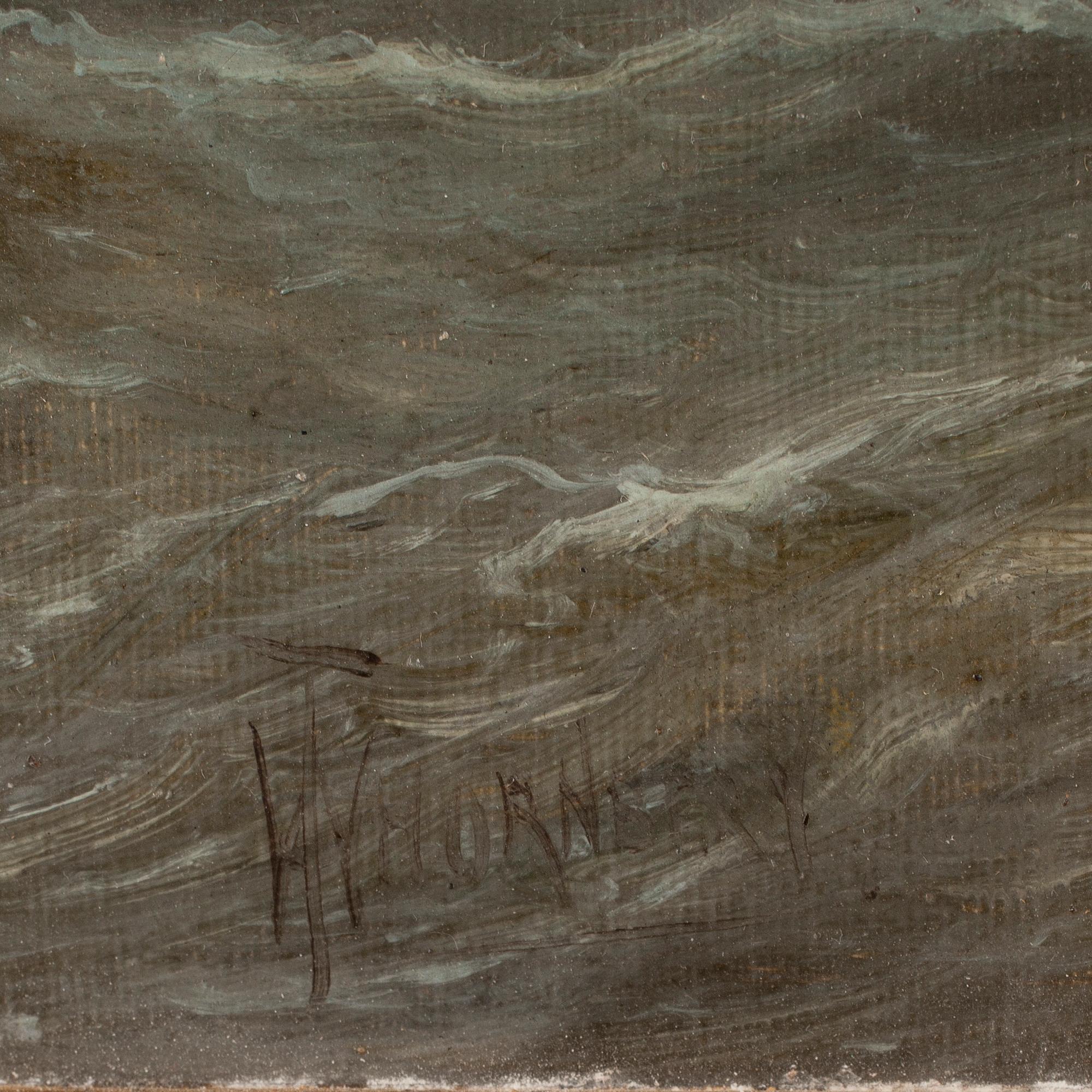 WILLIAM ANSLOW THORNBERRY, olja på duk, signerad.