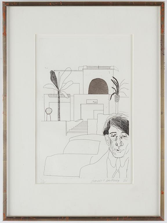 David Hockney, "Portrait of Cavafy II".