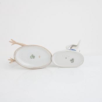 A set of two porcelain figurines. Rosenthal, Germany, 1920s.