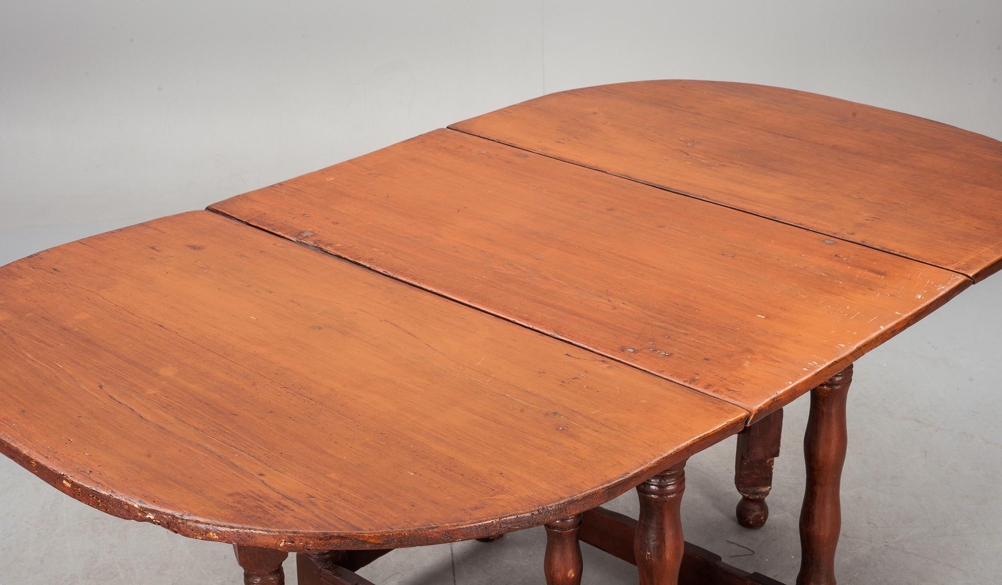 SLAGBORD, senbarock, 1700-tal.