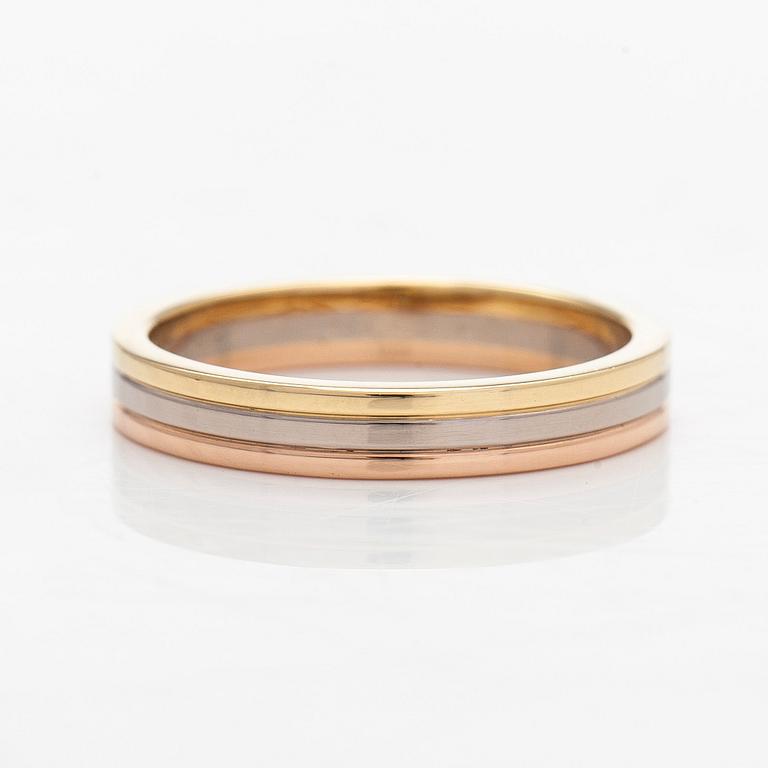 Cartier, ring, "Vendôme Louis Cartier", 18K trefärgsguld.