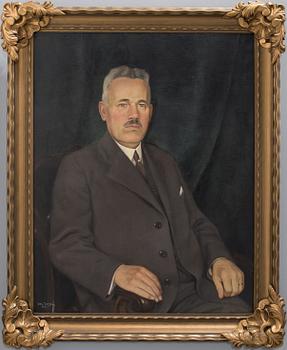 OWE ZERGE, olja på duk. Signerad och daterad 1931.