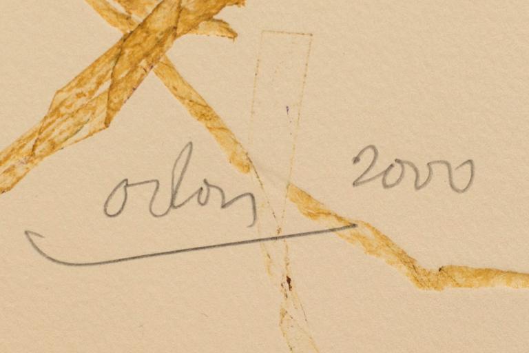 ODON (Guy Houdouin), etching in colours, signed and numbered 9/20, dated 2000.