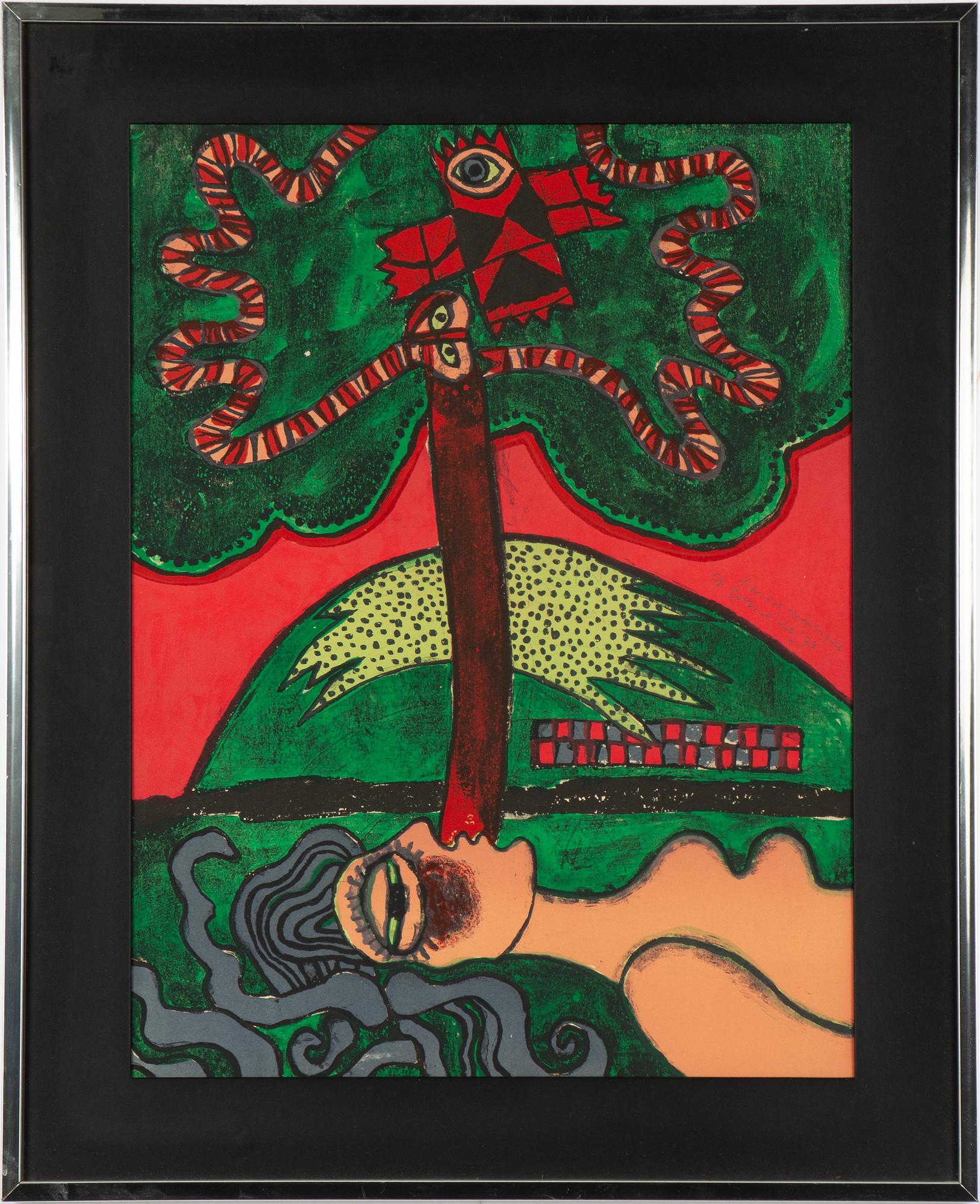 Beverloo Corneille,  "L'arbre Extatique".