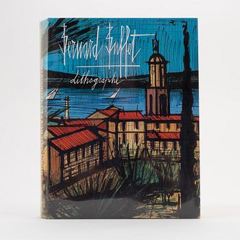 Bernard Buffet, "Bernard Buffet lithographe", 1979, med tre färglitografier, signerad med dedikation.