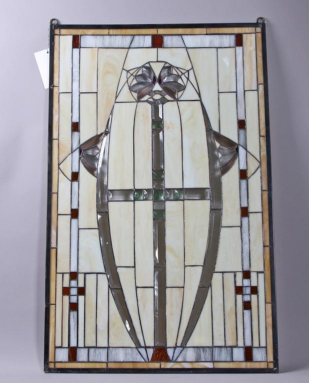 BLYFÖNSTER, jugendstil. 1900/2000-tal.