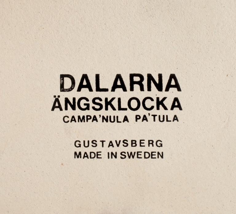 PARTI KERAMIK OCH EMALJ, 4 delar, Gustavsberg.