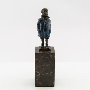 Franz Bergmann, signed figurine.