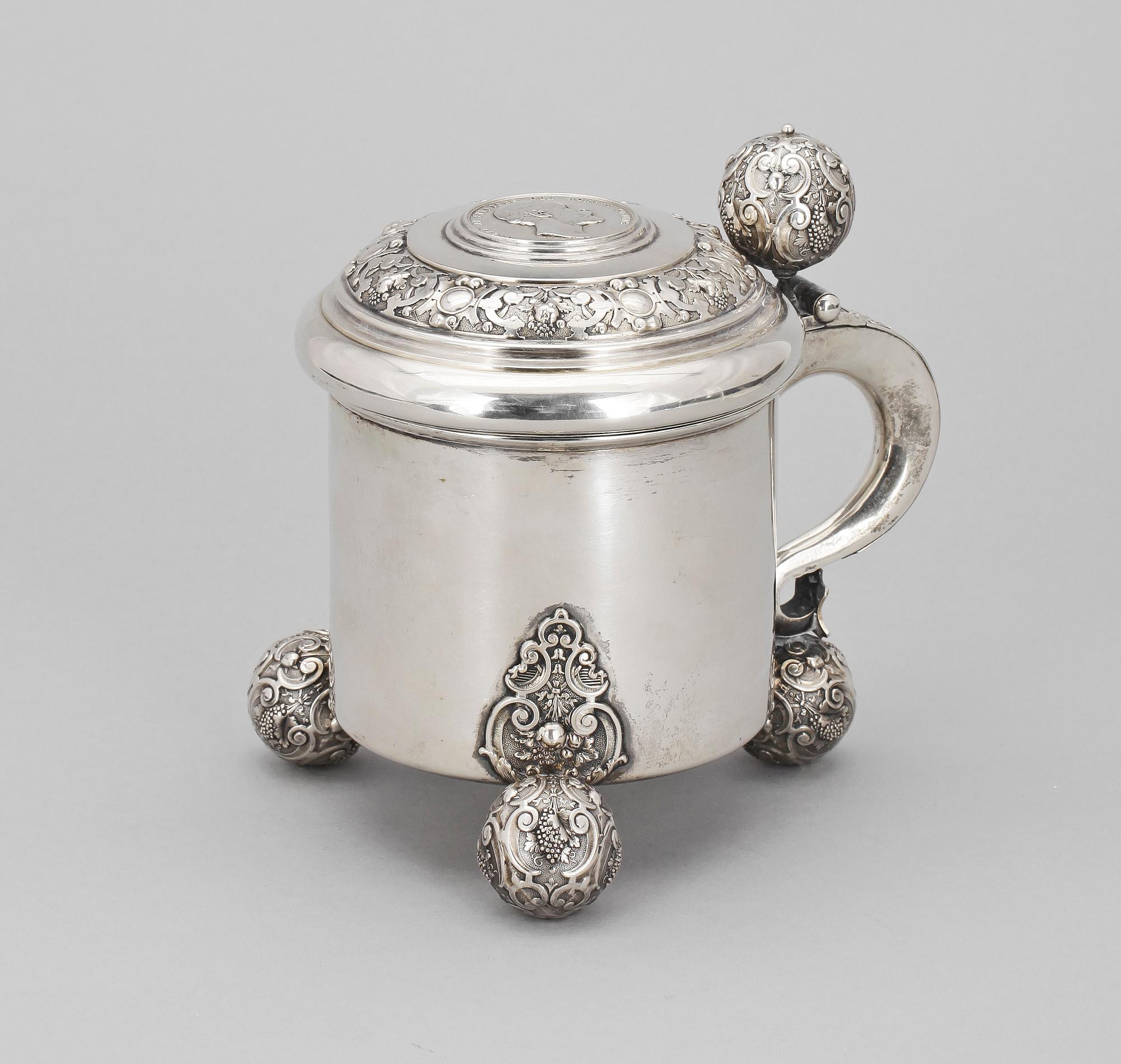 STOP, silver, barockstil, 1897. Ca 505g.