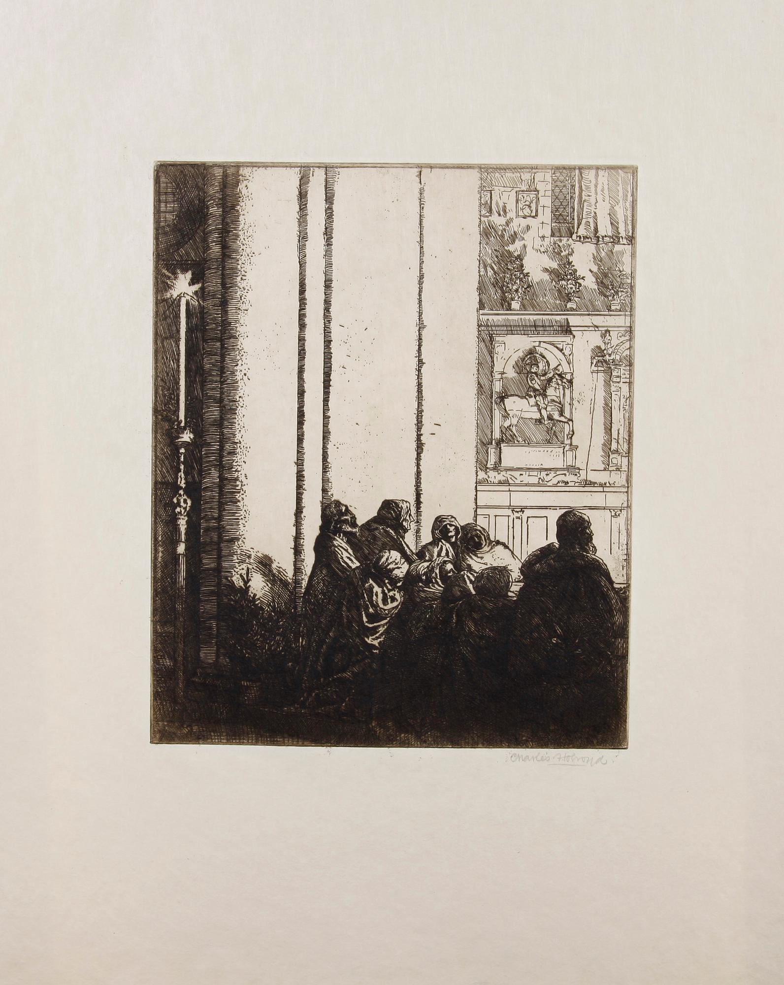 PARTI GRAFIK, ca 18 delar. Bla England 1800-tal.