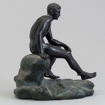 A 19th century bronze sculpture.
