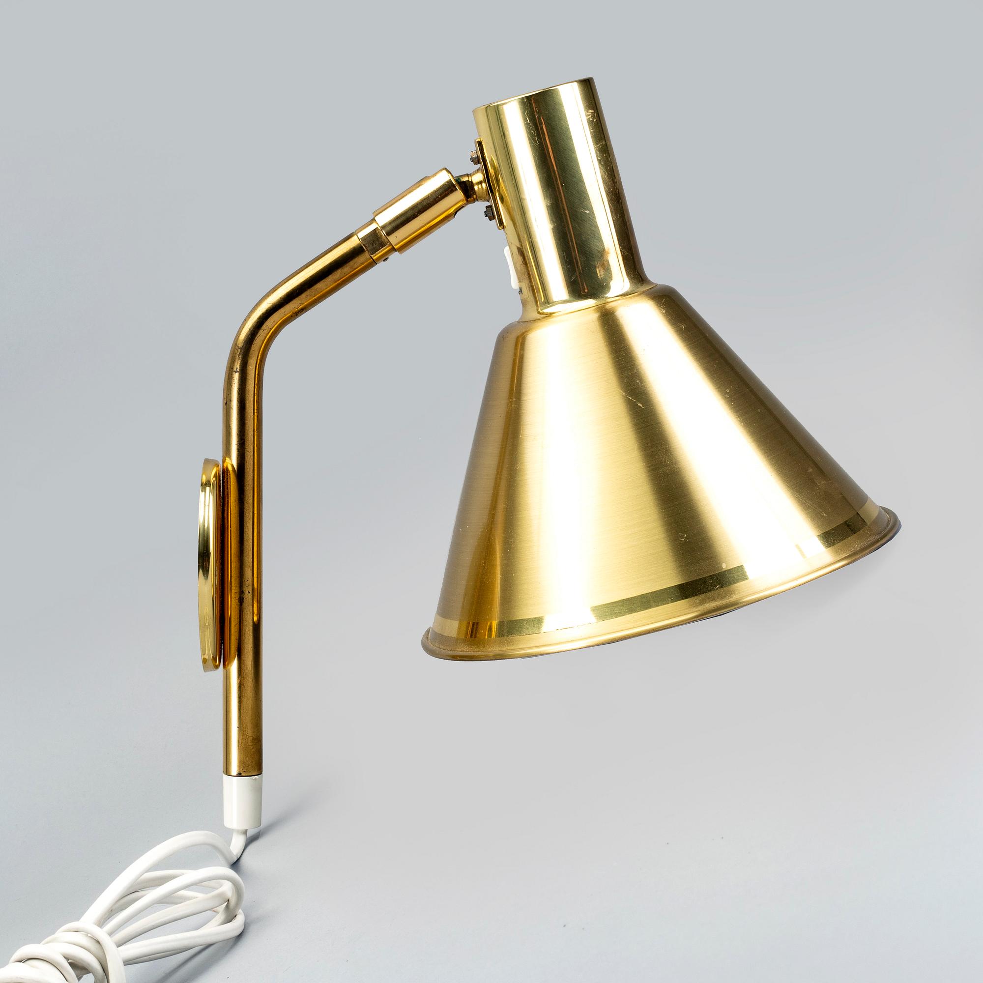 Wall lamps, a pair, Öja lighting, 1970s.