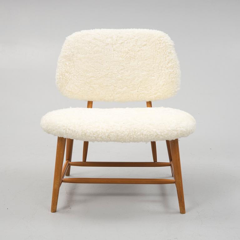 Alf Svensson, an armchair, "Teve", Studio Ljungs Industrier AB, Malmö, Bra Bohag, 1950s.