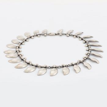 A Niels Erik From silver necklace.