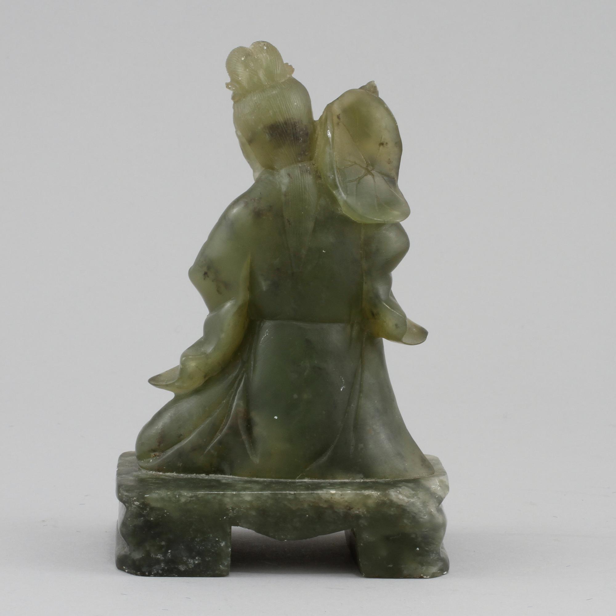 FIGURIN, sten, orientalisk, modern tillverkning.