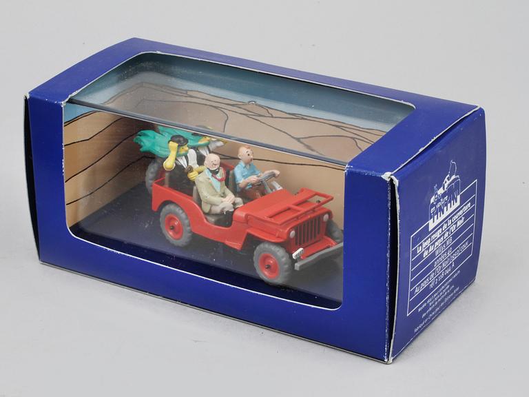 LEKSAKSBILAR, 18 st, "En voiture Tintin", Moulinsart, 2000-tal.