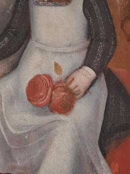 Unknown artist, 17th Century, Portrait of a young girl, age 1.