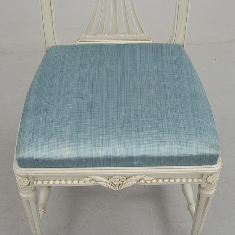 STOLAR, 12 stycken, gustaviansk stil, 1900-tal.