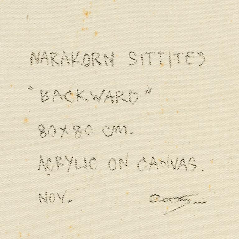 Narakorn Sittites, acrylic on canvas, signed and dated 2005.