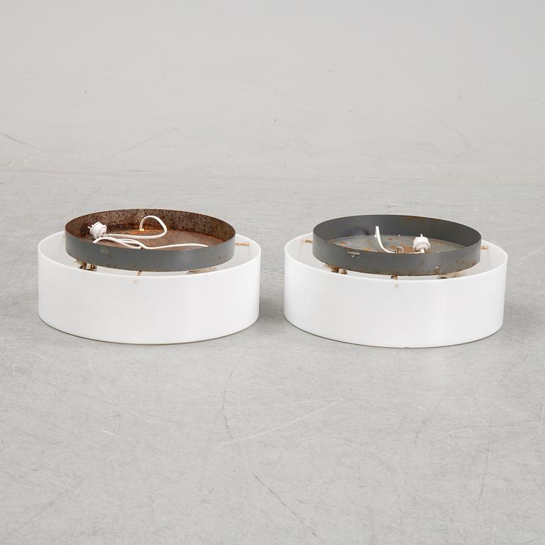Uno & Östen Kristiansson, a pair of ceiling lights, second half of the 20th century.